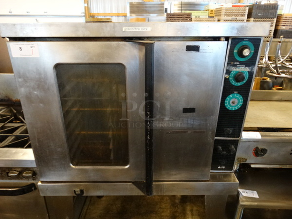 FANTASTIC! Stainless Steel Commercial Electric Powered Full Size Convection Oven on Metal Legs w/ Commercial Casters. 38x41x61 - Image 2 of 8