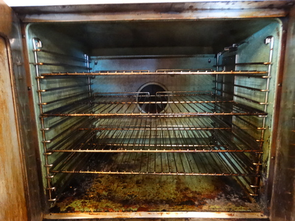FANTASTIC! Stainless Steel Commercial Electric Powered Full Size Convection Oven on Metal Legs w/ Commercial Casters. 38x41x61 - Image 7 of 8