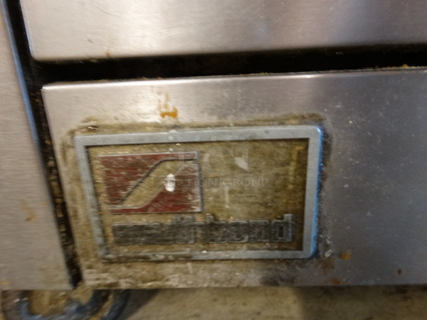 WOW! Southbend Stainless Steel Commercial 6 Burner Range w/ Lower Oven on Commercial Casters. 37x34x48 - Image 6 of 8