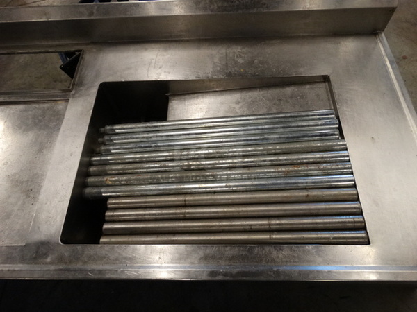 Stainless Steel Commercial Table w/ 2 Basins. 93x38x17 - Image 5 of 7