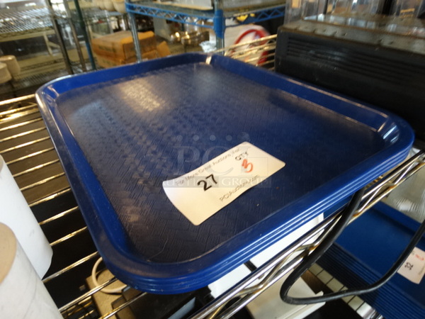 3 Blue Poly Trays. 16x12x1. 3 Times Your Bid! - Image 2 of 3