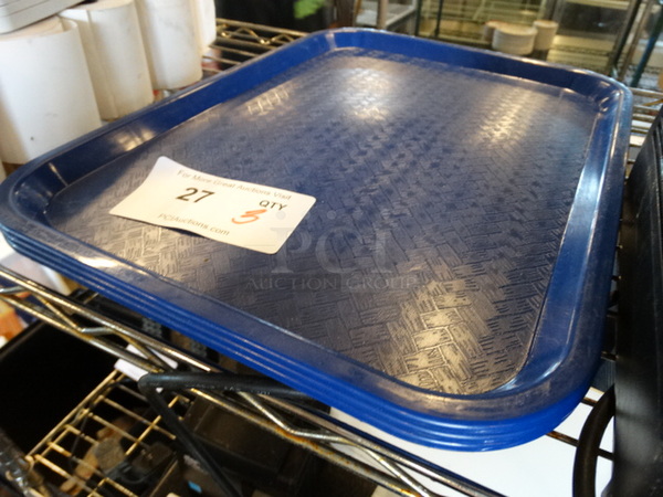 3 Blue Poly Trays. 16x12x1. 3 Times Your Bid! - Image 3 of 3
