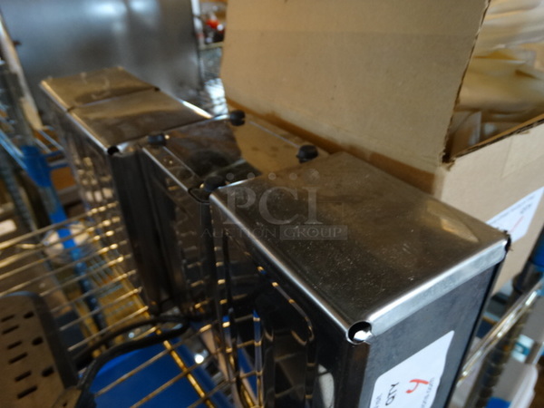 4 Metal Napkin Dispensers. 4x4.5x7. 4 Times Your Bid! - Image 3 of 3