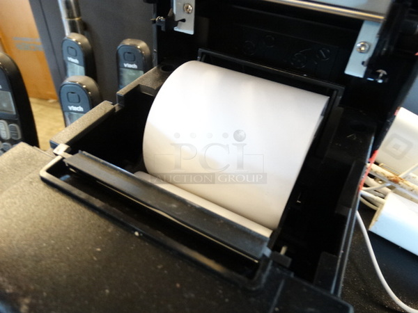All One Money! Lot Includes Metal Cash Drawer, Micronics Model TSP10011 Receipt Printer and Tablet Stand! - Image 4 of 5