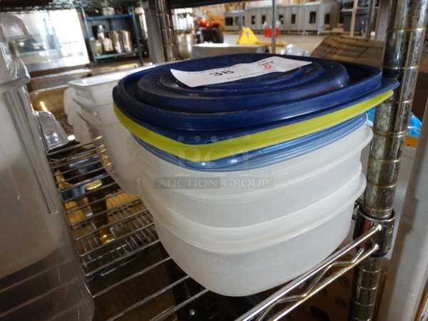 All One Money! Lot of Poly Containers! - Image 2 of 4