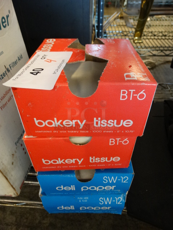 4 Boxes; 2 Bakery Tissue and 2 Deli Paper. 4 Times Your Bid! - Image 1 of 4