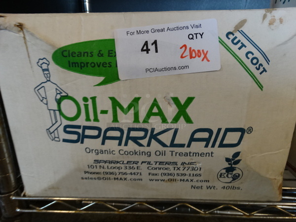 2 Boxes; Frypowder and Oil Max Sparklaid Oil Stabilizer and Filter Aids. 2 Times Your Bid! - Image 2 of 5