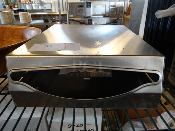 Metal Napkin Dispenser. 11x4x14.5 - Image 1 of 3