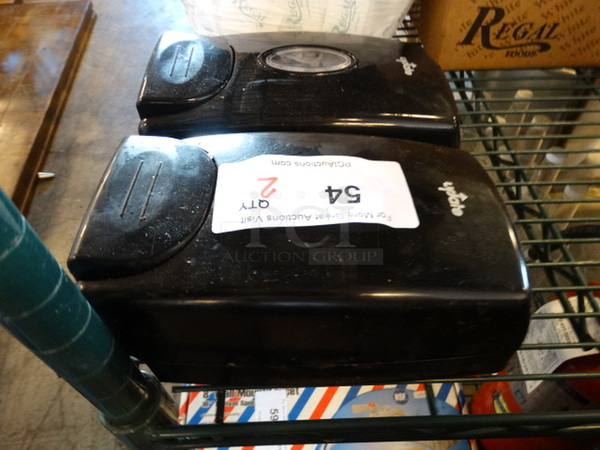 2 Black Poly Soap Dispensers. 5.5x3.5x9.5. 2 Times Your Bid! - Image 4 of 4