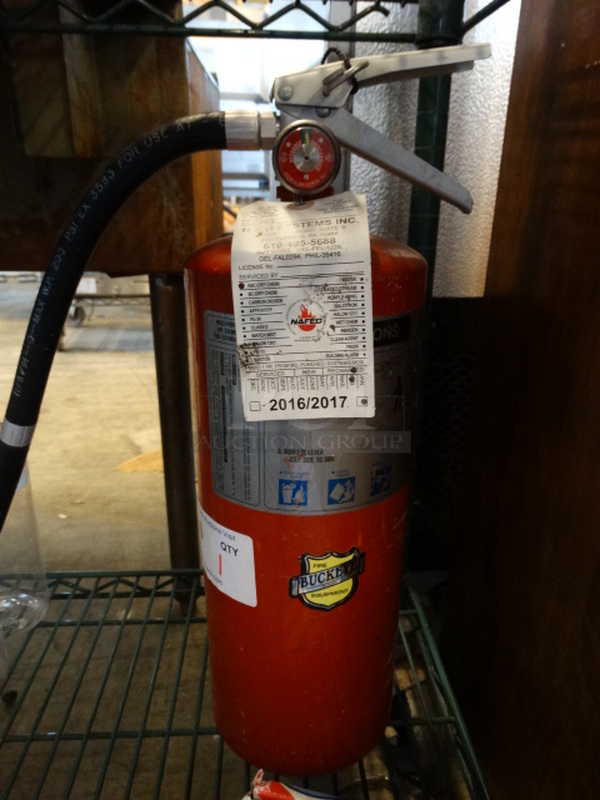 Buckeye Fire Extinguisher. 8x6x18