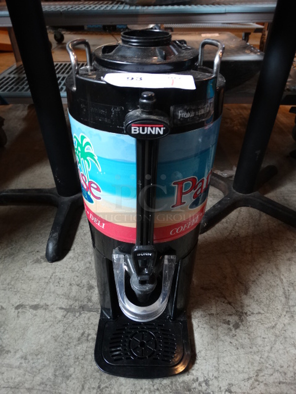 2013 Bunn Model TF SERVER Commercial Countertop Beverage Holder Dispenser w/ Drip Tray. 9x12x23