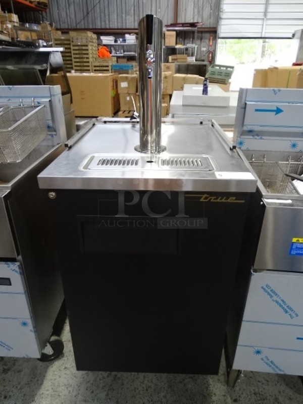 AWESOME!  Brand New True Model TDD-1-HC Commercial Stainless Steel Top Draft Beer Cooler And Commercial Casters! 1 Keg Capacity And Beer Faucet. Tested And Works. 5 Year Compressor Warranty(self contained only), 3 Year Parts And Labor Warranty 24x31x55 115 Volt 1 Phase 