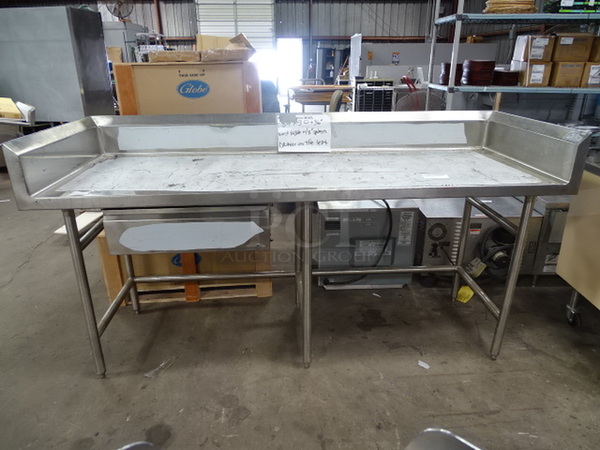 NICE! Brand New Pro Stainless Steel Commercial Stainless Steel Work Table With 1 Drawer And 8