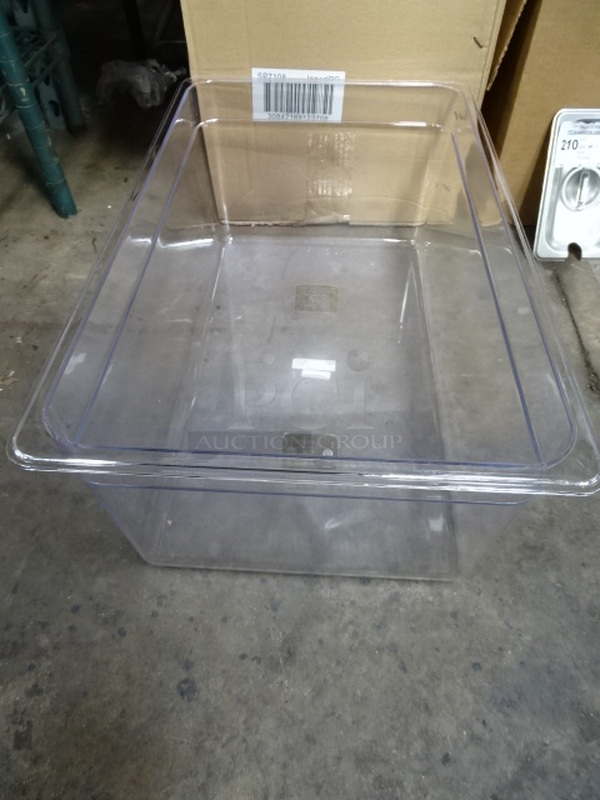(x6) 6 Times Your Bid. Brand New Clear Full Size Polycarbonate Pans. 8