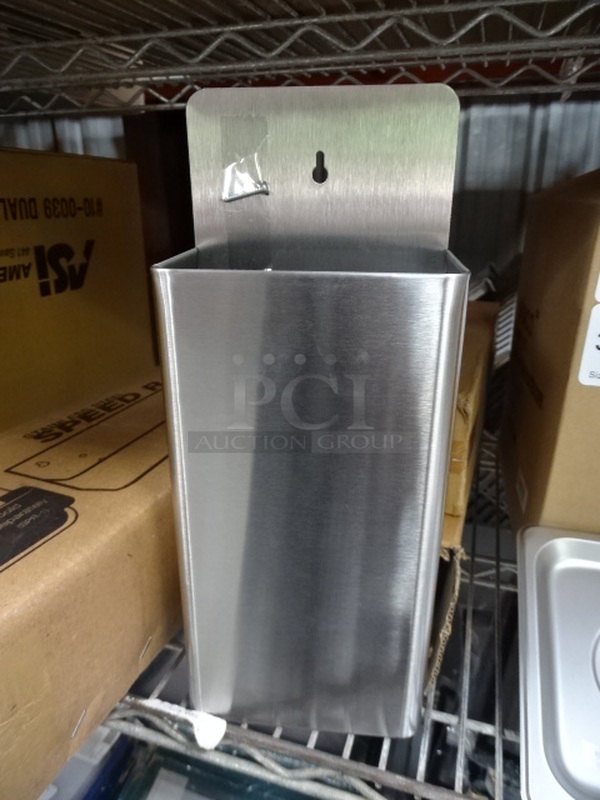 STILL IN THE BOX! Brand New Commercial Stainless Steel Bottle Cap Holder.  10X3x13