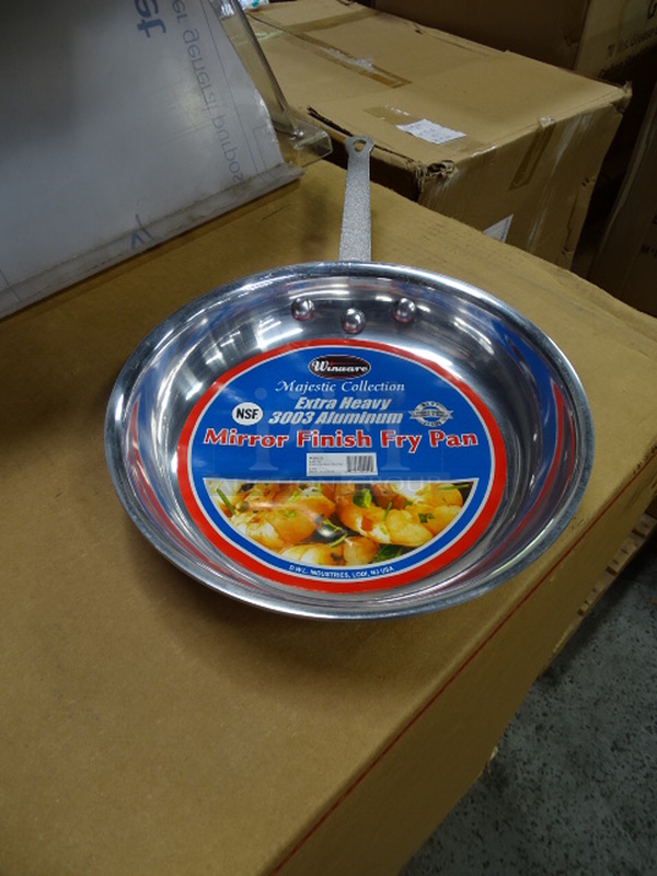(x2) 2 Times Your Bid. Brand New Winco Model AFP-10 10” Extra Heavy Aluminum Fry Pan With Minor Finish. 18X11x2