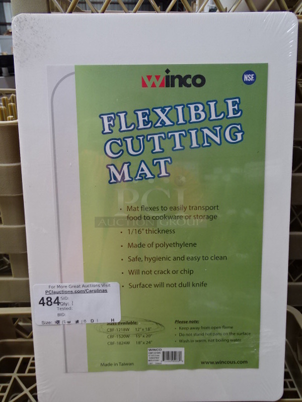 NEW! Winco Model CBF-1218W Flexible Cutting Mats. 12x18