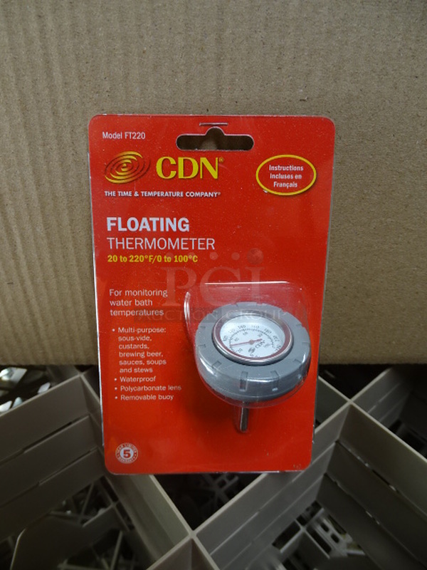 (x3) 3 Times Your Bid. Brand New CDN FT220 Waterproof Floating Thermometer. 2x2x3  