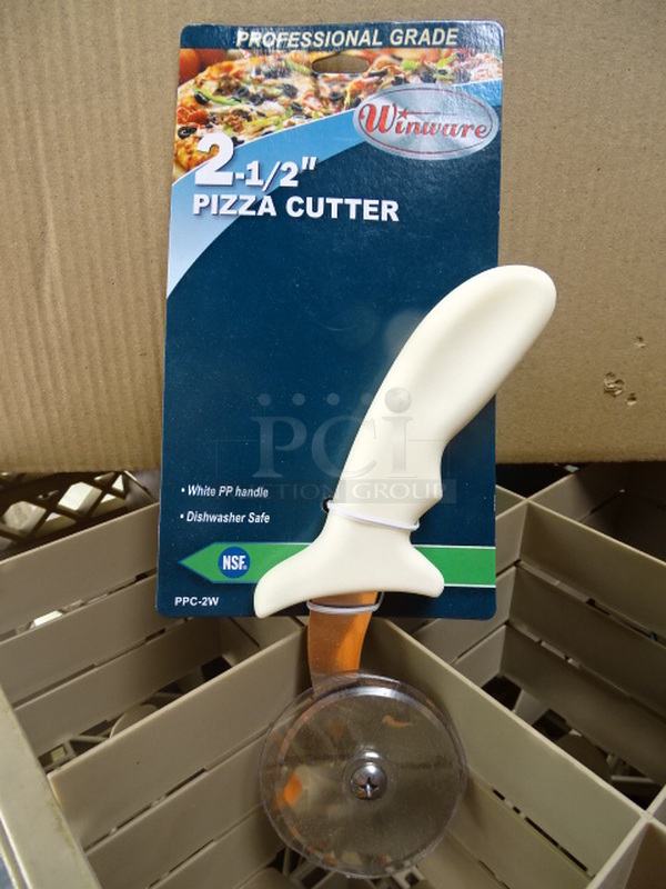 (x3) 3 Times Your Bid. Brand New Winco PPC-2W Stainless Steel Pizza Cutter. 9x3x1  