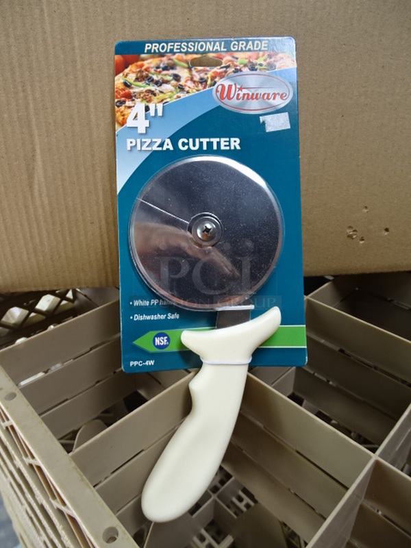 (x3) 3 Times Your Bid. Brand New Winco PPC-4W Stainless Steel Pizza Cutter. 10x5x2  