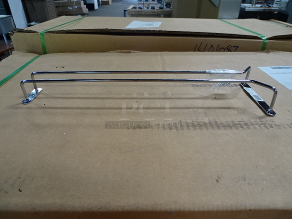 (x13) 13 Times Your Bid. Brand New Winco Model GHC-16 Chrome Plated Wire Glass Hanger. 5x16x2