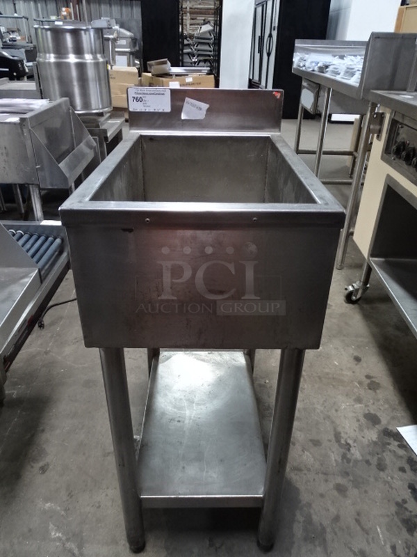 FAUBLOUS! Commercial Stainless Steel Ice Bin. 15x23x38 