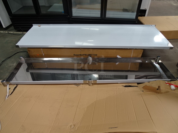 STILL IN THE BOX! Brand New John Boos Model UFBLS-9630 Commercial Stainless Steel Budget Work Table With Galvinized Steel Legs And Adjustable Undershelf. 96x30x24