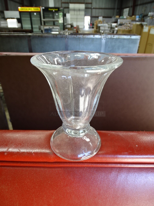 (x14) 14 Times Your Bid. Small Dessert Glass. Stock Photo, Cosmetic Differences May Occur. 4x5