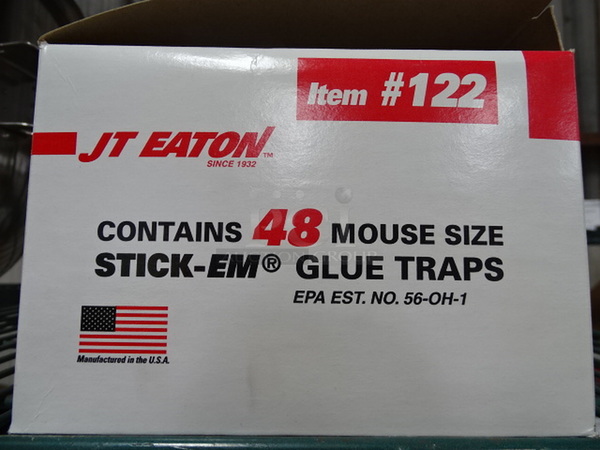 STILL IN THE BOX! Brand New JT Eaton Model 122 Mouse Size Glue Traps. 9.5x6.5x5