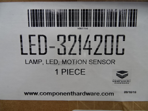 STILL IN THE BOX! Brand New Component Hardware Model LED-321420C LED Motion Sensor Light. 3x6.5x3