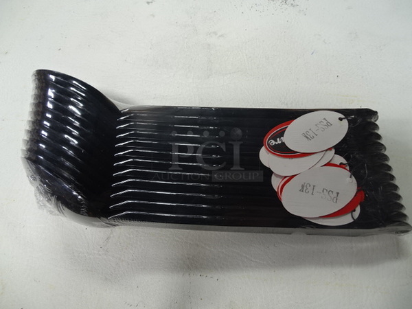 (x12) 12 Times Your Bid. Brand New Winco PSS-13K Commercial Black Plastic Serving Spoon. 13x4x5