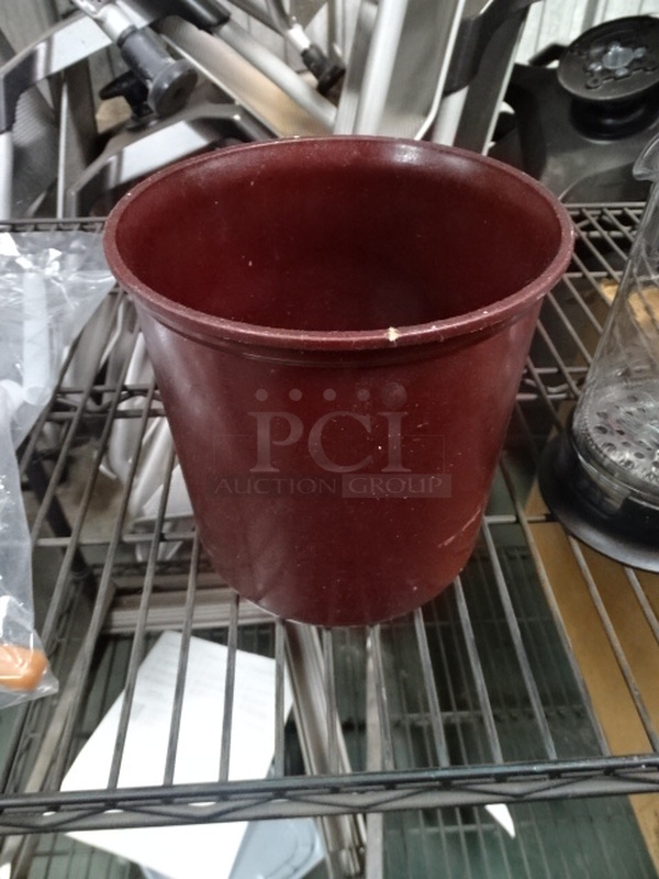 Red Ice Bucket. 6.5x7