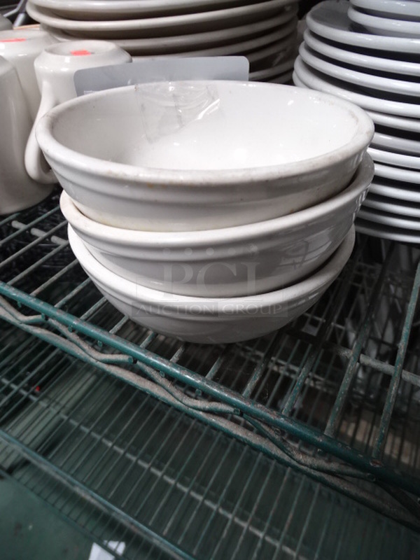 ALL ONE MONEY! White Serving Bowls. 5.5x3 