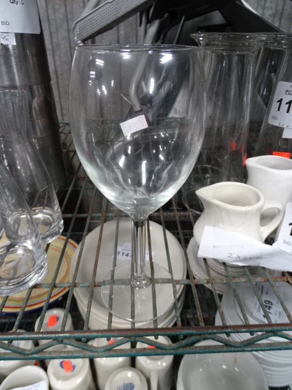 (x4) 4 Times Your Bid. Wine Glasses 3.5x8.25