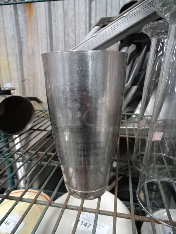 (x6) 6 Times Your Bid. Commercial Stainless Steel Shaker. 4x7 