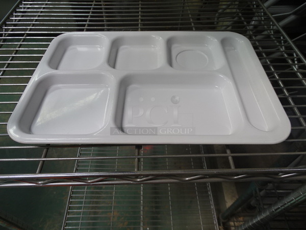 ALL ONE MONEY! White Lunch Serving Trays. 10x14.5x1