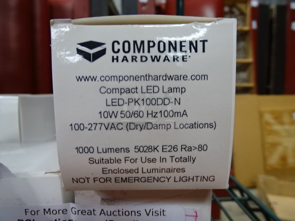 (x6) 6 Times Your Bid. Brand New Component Hardware Model LED-PK100DD-N Compact LED Lamp. 3x2.5