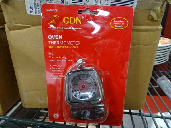 (x5) 5 Times Your Bid. Brand New CDN Model EOT1 Oven Thermometer 100-600 Degrees. 7x5x1 