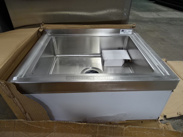 BRAND NEW! John Boos EMS-1620-6 Commercial Stainless Steel Mop Sink. 27x22x12