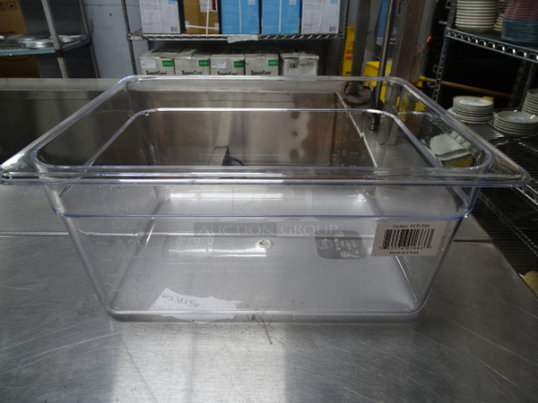 (x6) 6 Times Your Bid. Brand New Update Model PCP-506 Commercial 1/2 Size Polycarbonate Food Pan. 10.5x12.5x6