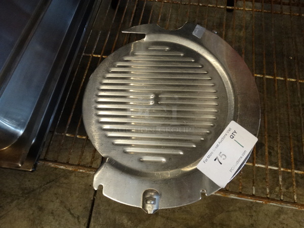 Stainless Steel Commercial Meat Slicer Piece. 12x1x14