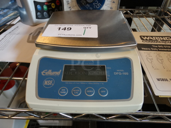 Edlund Model DFG-160 Countertop Food Portioning Scale. 7x11x3