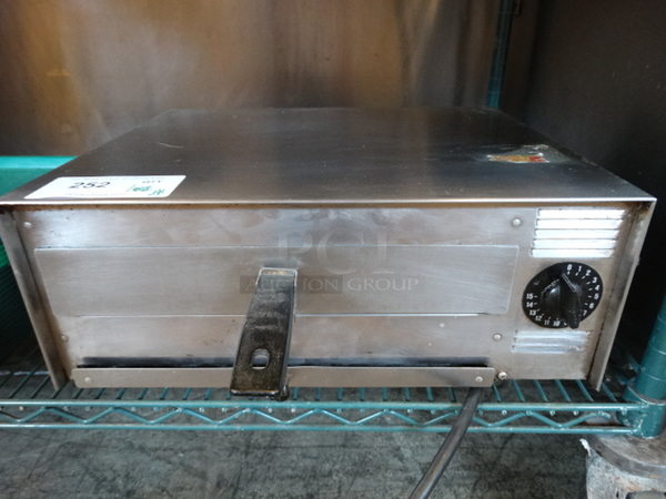 Stainless Steel Commercial Countertop Electric Pizza Oven. 18x15x8. Tested and Working!