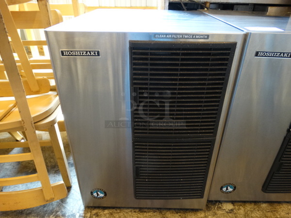NICE! Hoshizaki Model KM-515MAH Stainless Steel Commercial Ice Machine Head. 115-120 Volts, 1 Phase. 22x28x30.5