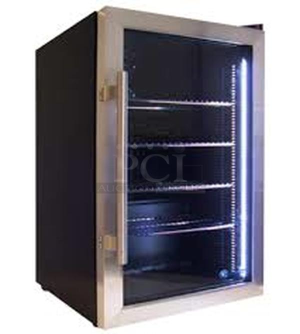 STILL IN THE BOX! BRAND NEW SG Merchandising Model CTH03-SSGD Commercial Electric Single Glass Door Cooler. Stock Photo, Cosmetic Differences May Occur 110 Volt 16.93x19.49x27.17 