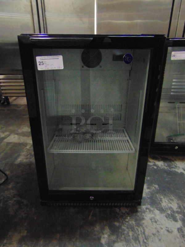 AMAZING! BRAND NEW SG Merchandising Commercial Electric Single Glass Door Cooler. 22x20.5x35.5 Tested And Working
