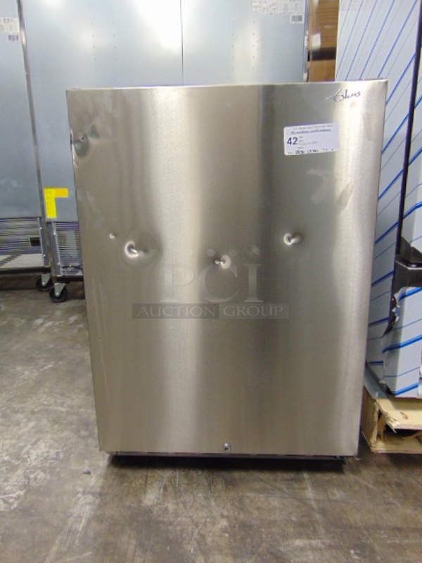 NICE! Glaros Model UCD5-SSSD Commercial Stainless Steel Electric Below Freezing Single Door Beer Froster. 110 Volt 23.75x23.75x34 Tested And Working