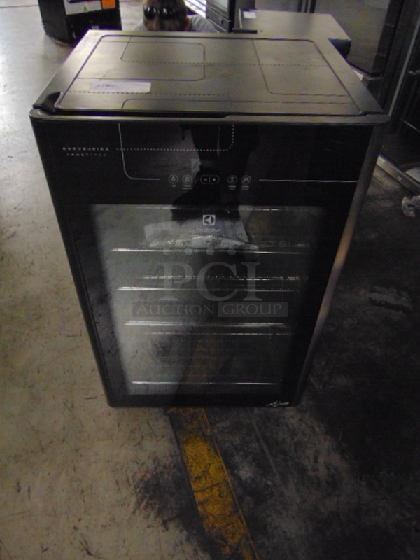 AWESOME! BRAND NEW Electrolux Model Barbara-3 Commercial Electric Single Glass Door Cooler. 127 Volt 22.25x20x33.5 Tested And Working