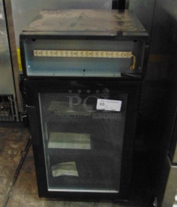 BRAND NEW! SG Merchandising Model CT-3 Commercial Electric Single Door Cooler. 115 Volt 19.25x22x36.5 Tested And Working.