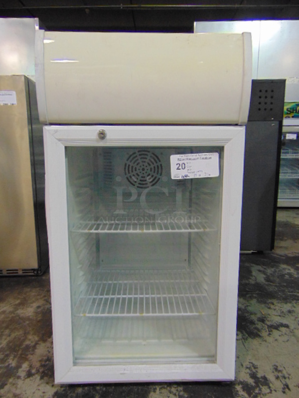NEW! SG Merchandising Model CT-3 Commercial Electric Sub Zero Single Door Cooler.110 Volt 16.5x18x31  Tested And Working. 